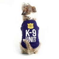 Hauntlook K-unitate câine costum de Halloween-Cool poliție Canin T-Shirt pentru câini