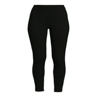 Pantaloni Skinny Ponte pentru femei Time și Tru, 28 Inseam Pentru obișnuit, dimensiuni XS-XXL