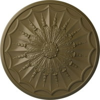Ekena Millwork 1 8OD 5 8p Artis medalion de tavan, noroi Mississippi Pictat manual