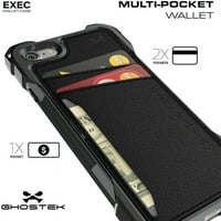 Ghostek Exec Card Holder portofel caz proiectat pentru iPhone SE, iPhone 8, iPhone -