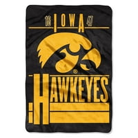 Iowa Hawkeyes Facultatea 62 90 Supradimensionate Micro Raschel Arunca Pătură, Fiecare