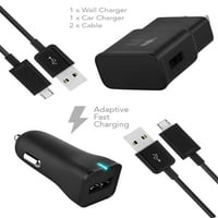 Ixir ZTE Axon Încărcător Rapid Micro USB USB 2. Kit de cablu de la TruWire-Încărcare rapidă adaptivă digitală adevărată pentru