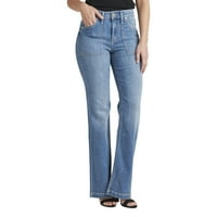 Silver Jeans Co. Femei Avery mare creștere pantaloni picior blugi, talie dimensiuni 24-36