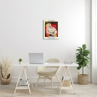 Stupell Industries Picasso pictură abstractă tradițională Dreaming Red Chair, 20, proiectat de Ros Ruseva