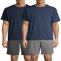 Tricou activ Tri-Blend pentru bărbați și bărbați mari, Pachet 2