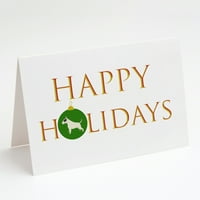 Saint Bernard Happy Holidays felicitări și plicuri de