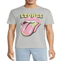 Tricou grafic gradient pentru bărbați Rolling Stones