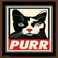 Rachel Caldwell-Poster De Perete Purr, 22.375 34