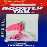Yakima momeală Worden Original cârlig unic cocoș coada nada, sclipici roz, oz