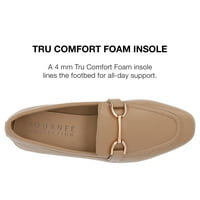 Journee Collection Femei Mizza Tru Confort Spuma Mocasin Slip Pe Pătrat Toe Flats