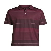 Ben Hogan bărbați și bărbați mari de performanță Cu mânecă scurtă dungi Golf Tricou Polo, până la dimensiunea 5XL