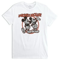 Disney Men ' s Sketchy Mickey și Dark Double Graphic Tees, pachet 2, Dimensiuni S-3XL