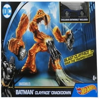 Hot Wheels DC Batman Clayface Crackdown Playset O mărime Portocaliu Gri Negru