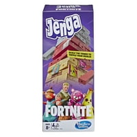 Hasbro Jenga: Fortnite Edition bloc joc de stivuire pentru copii, pentru copii vârstele și în sus