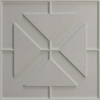 Ekena Millwork 5 8 W 5 8 h Xander EnduraWall panou decorativ de perete 3D, rugină metalică îmbătrânită universală