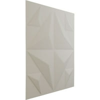 Ekena Millwork 5 8 W 5 8 h cristal EnduraWall decorativ Panou de perete 3D, UltraCover Satin Blossom Alb