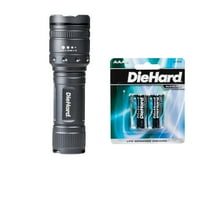 Diehard 41-1.000-Lumen Twist Focus lanterna & baterii AAA, pachet