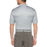 Tricou polo cu dungi cu mânecă scurtă Ben Hogan pentru bărbați, de până la 5xl