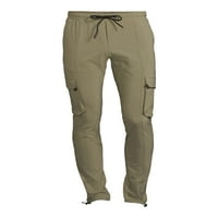 American Stitch bărbați Stretch nailon Cinched Cargo Jogger pantaloni, Dimensiuni S-2XL