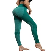 Yaavii fără sudură Yoga pantaloni pentru femei talie mare Stretch Gym antrenament rulează jambiere