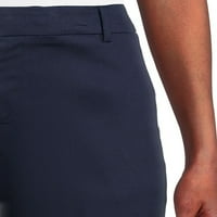 Pantaloni drepți pentru femei Time și Tru, 28 Inseam, dimensiuni 2-20