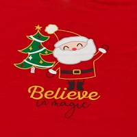 Fete Crăciun & vacanță Maneca lunga top și Jogger pijama Set, dimensiuni 4 - & Plus