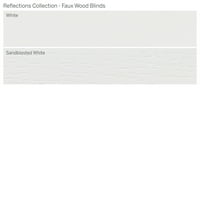 Colecție De Reflecții Personalizate, Jaluzele Din Lemn Fau Fără Fir De 2, Alb, 1 8 Lățime 72 Lungime
