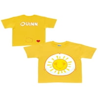 Personalizate De Îngrijire Poartă Funshine Urs Burta Insigna Toddler Galben T-Shirt