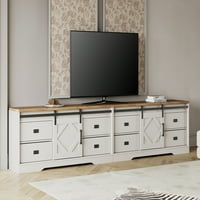 Fermă modernă în suport TV pentru televizoare de până la 110 centru de divertisment din lemn cu sertare și raft reglabil pentru