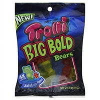 Trolli big Bold Bears Gummi Candy, oz