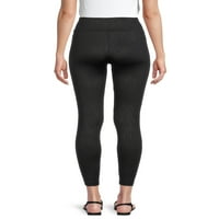 Fără limite pentru femei Juniors Sueded glezna Leggings, 2-Pack