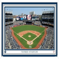 New York Yankees - Afiș De Perete Al Stadionului Yankee, 22.375 34 Încadrat