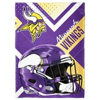 Minnesota Vikings compania de Nord-Vest Era mătase Touch arunca pătură-Violet-OSFA