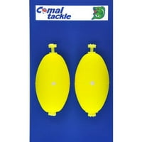Comal Tackle 2.5 Ponderat Rattle Fit Snap-On Float, Galben, Pachet