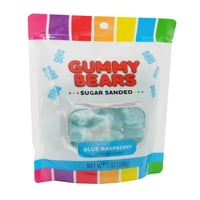 Hilco albastru zmeură zahăr șlefuit Gummy Bears, oz