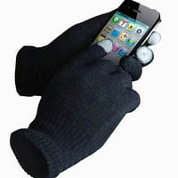 Mănuși tricotate lână de iarnă căptușite cu degete cu ecran tactil pentru Smartphone