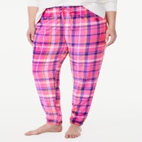 Joyspun Joggers de dormit din lână de pluș pentru femei, dimensiuni XS până la 3X