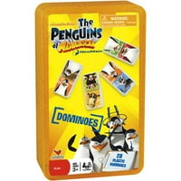 Nickelodeon-Pinguinii Din Madagascar Domino