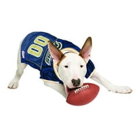 Animale de companie primul NFL Los Angeles Ramslicensed Mesh Jersey pentru câini și pisici-Extra Small