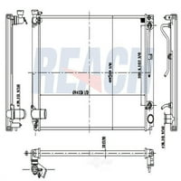 Radiator se potrivește selectați: 2007-LEXUS RX