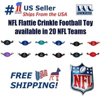 Animale de companie primul NFL Carolina Panthers Flattie fotbal jucărie-licențiat, moale-pluș durabil frânghie jucării pentru câini, pisici
