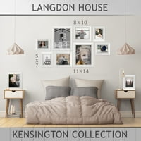 Cadru de masă Langdon House, alb, Set de 3, colecția Kensington