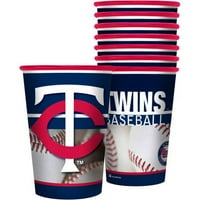 oz Minnesota Twins pahare de suvenir din Plastic, 8pk