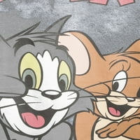 Tricou grafic reflectorizant Tom și Jerry Juniors